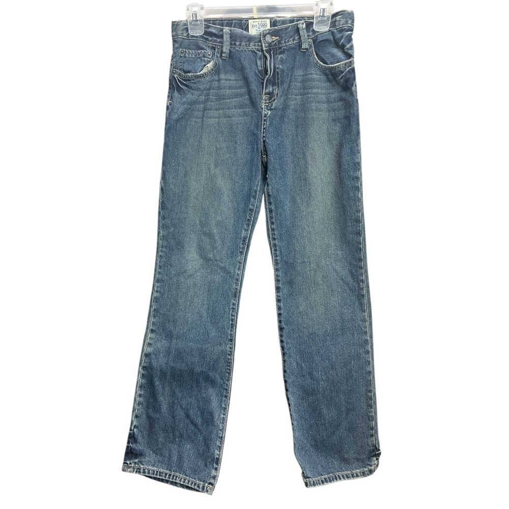Vintage‎ ORIGINAL BRAND Est. 1989 BootCut Men Jeans Blue Straight Wideleg Pants